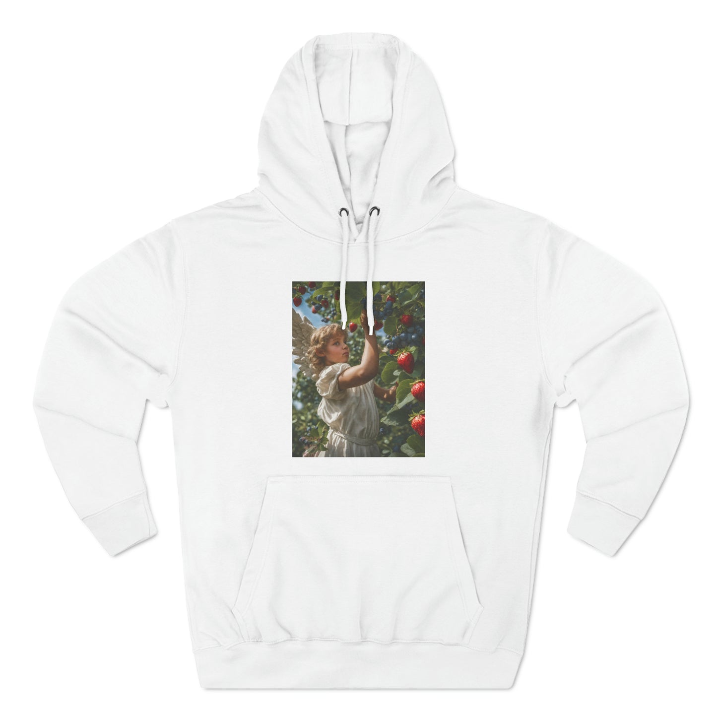 ProseAndPlot: The Legendary Strawberry Tree, Three-Panel Fleece Hoodie