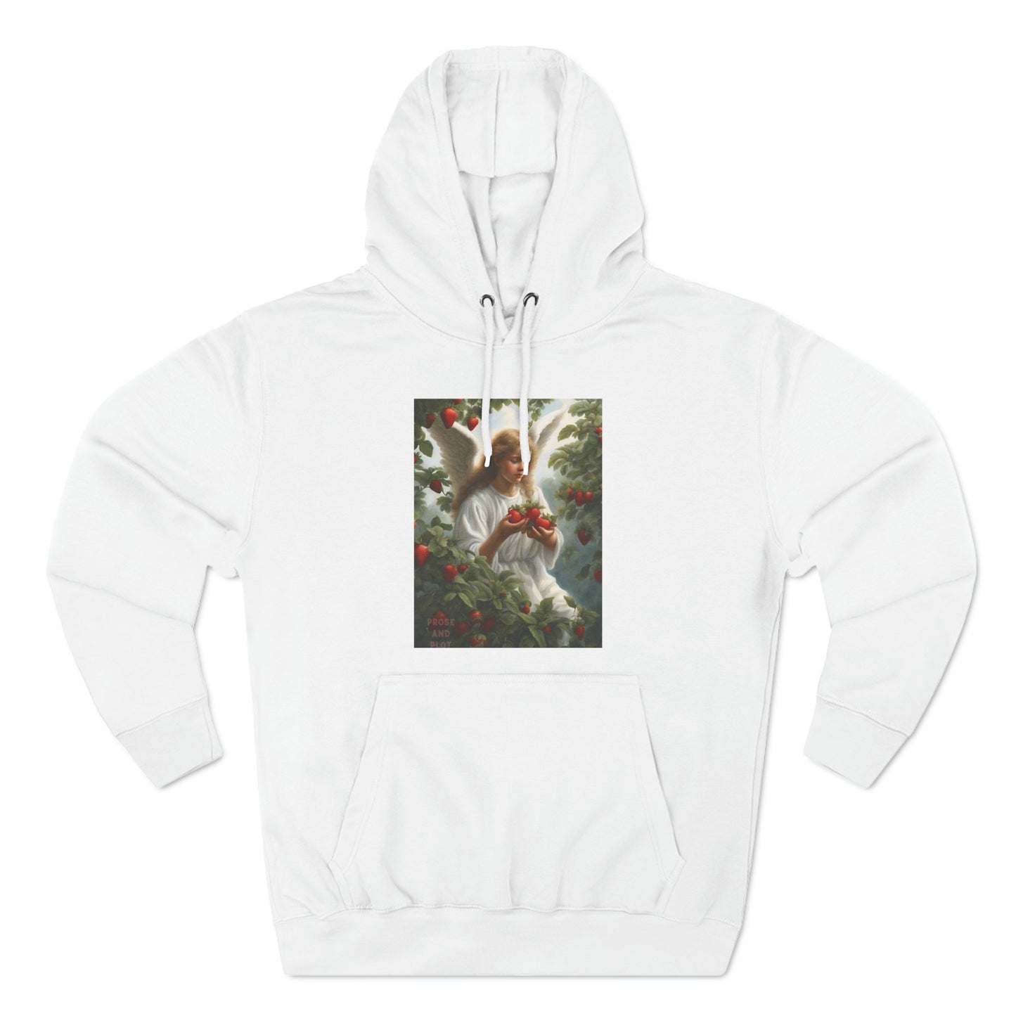 ProseAndPlot: The Angelic Strawberry Tree, Three-Panel Fleece Hoodie