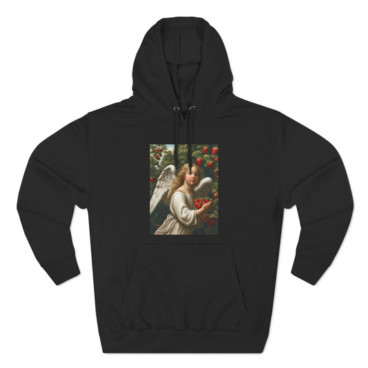 ProseAndPlot: The Angelic Strawberry Tree 3, Three-Panel Fleece Hoodie