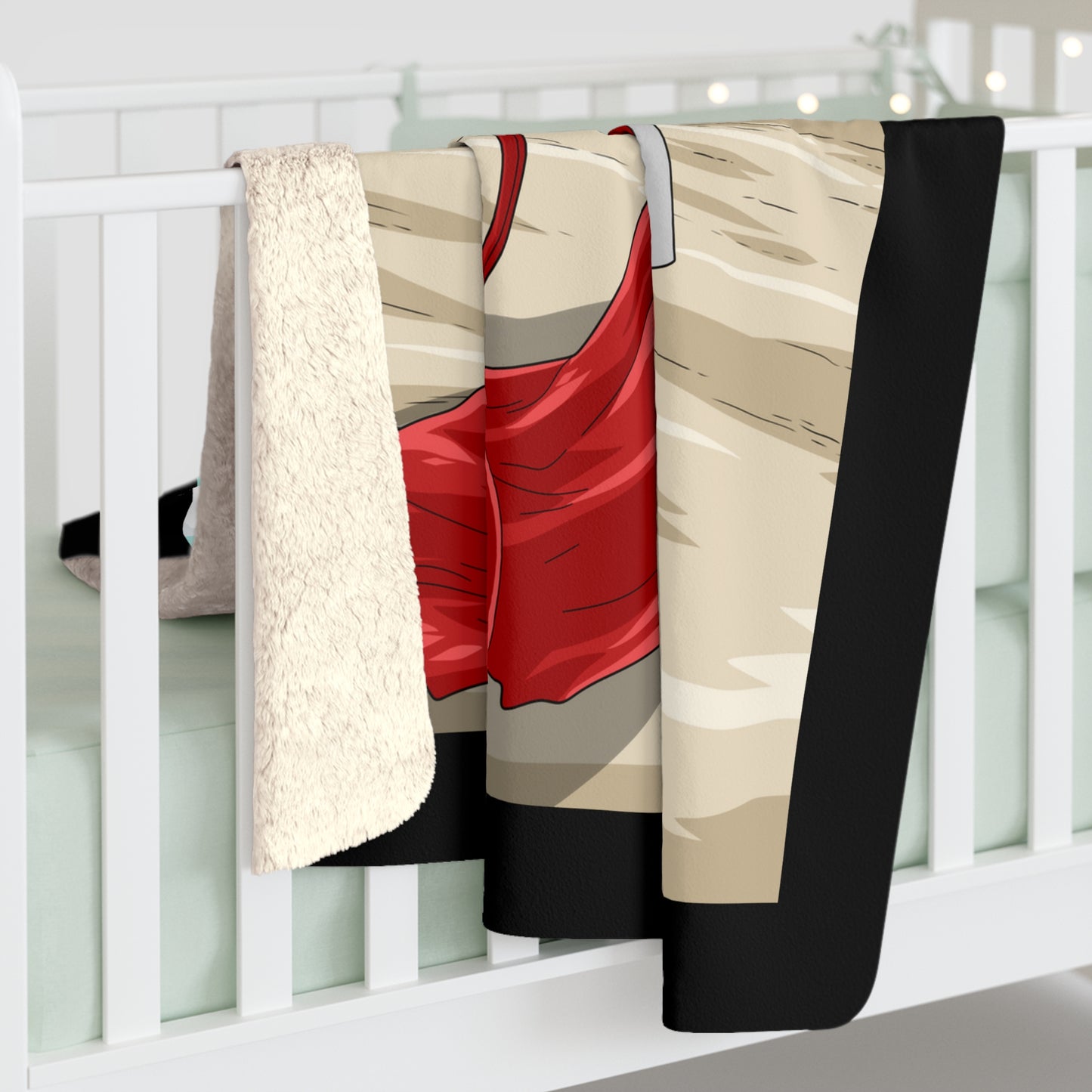 Custom Turnedmeintowho Sherpa Fleece Blanket