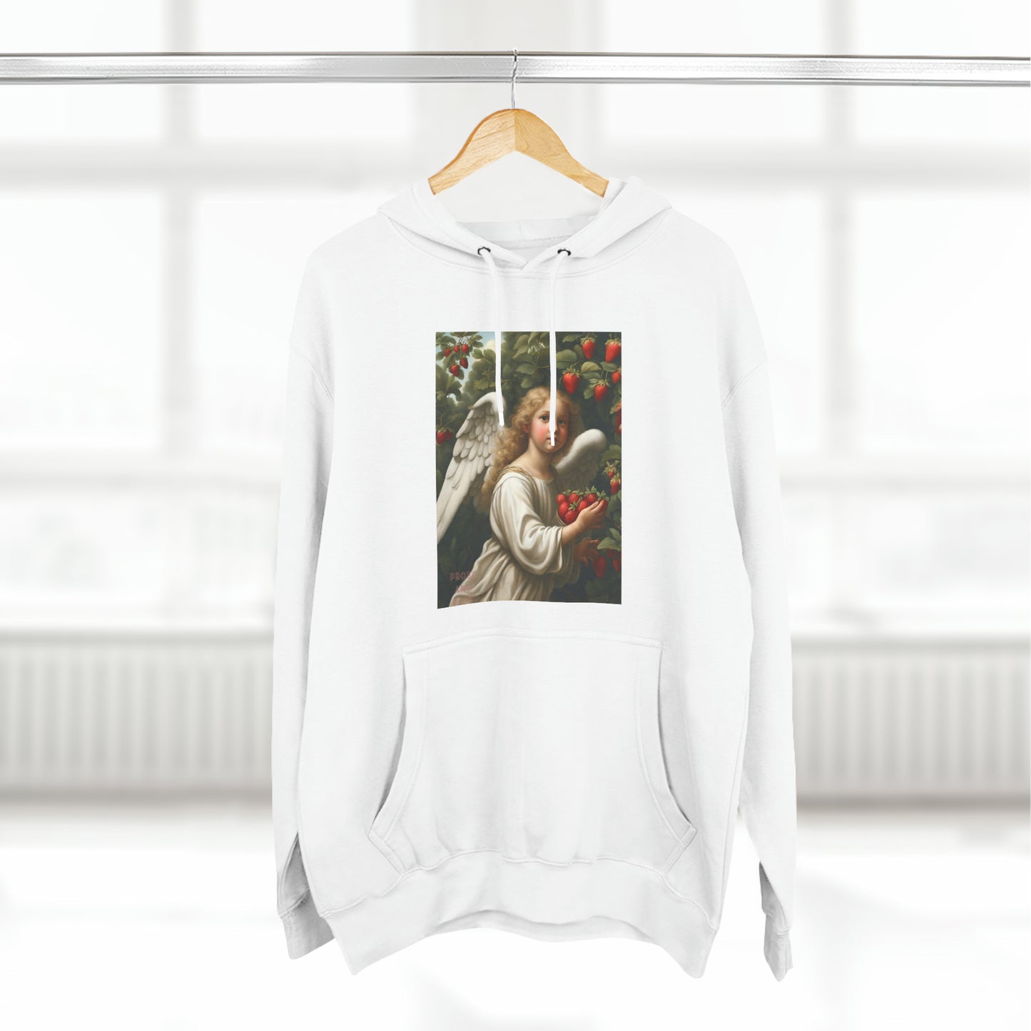 ProseAndPlot: The Angelic Strawberry Tree 3, Three-Panel Fleece Hoodie