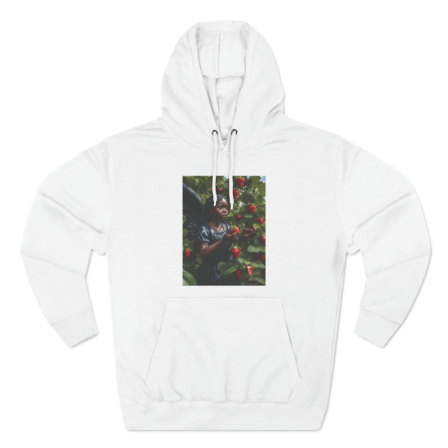 ProseAndPlot: The Angelic Strawberry Tree 2, Three-Panel Fleece Hoodie