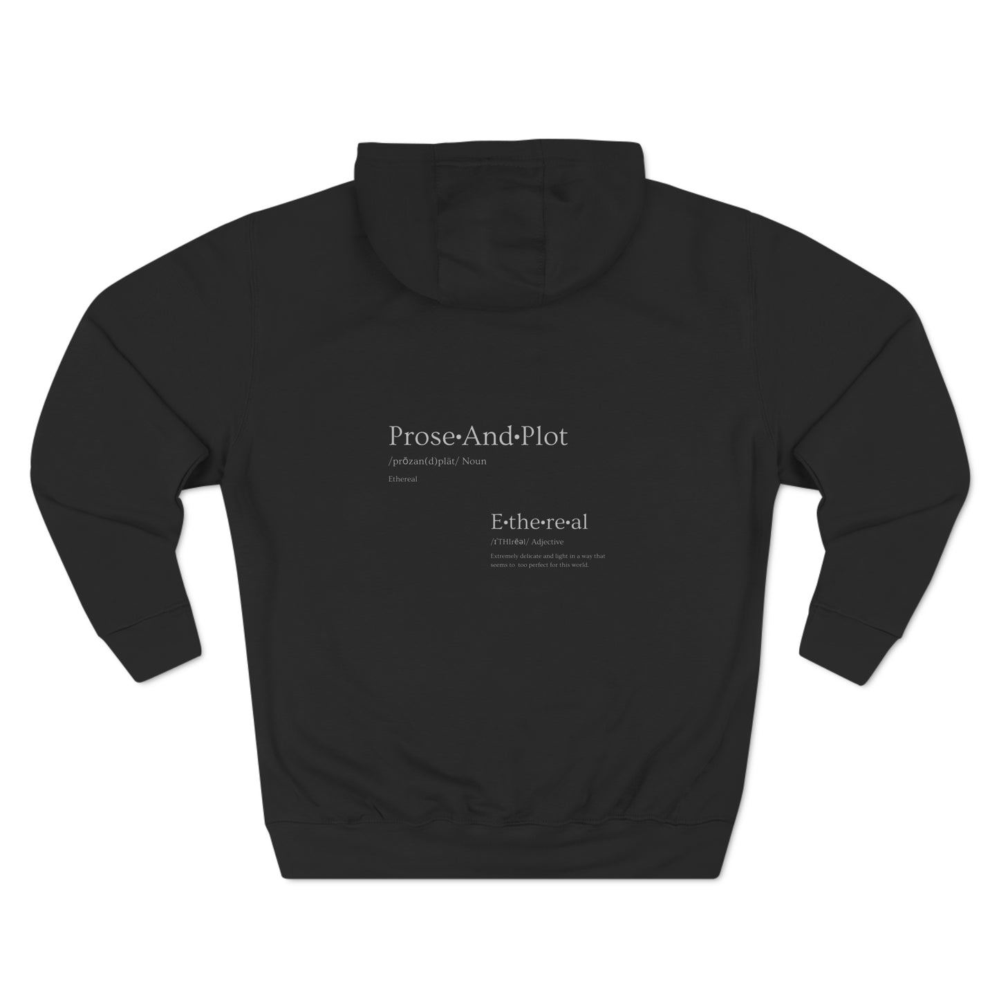 ProseAndPlot: The Angelic Strawberry Tree, Three-Panel Fleece Hoodie