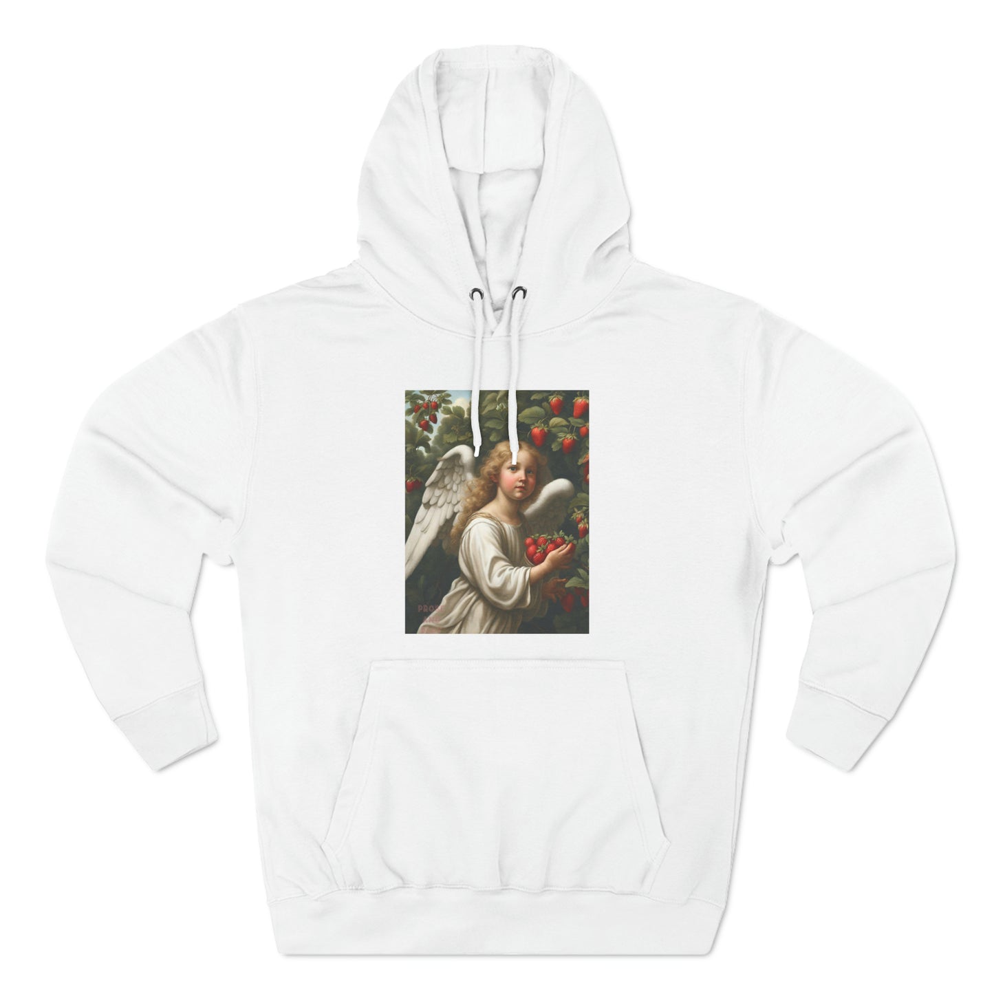 ProseAndPlot: The Angelic Strawberry Tree 3, Three-Panel Fleece Hoodie
