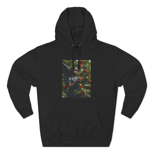 ProseAndPlot: The Angelic Strawberry Tree 2, Three-Panel Fleece Hoodie