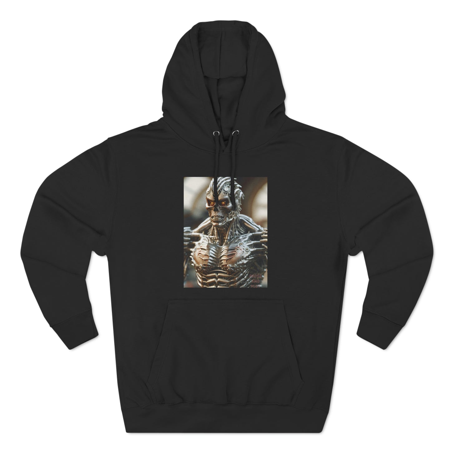 ProseAndPlot: Malevolent Enforcer, Three-Panel Fleece Hoodie