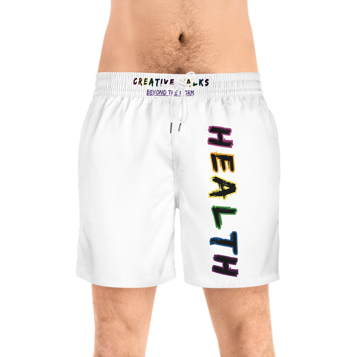 CreativeTalksBTN "HEALTH" Men's Swim Shorts