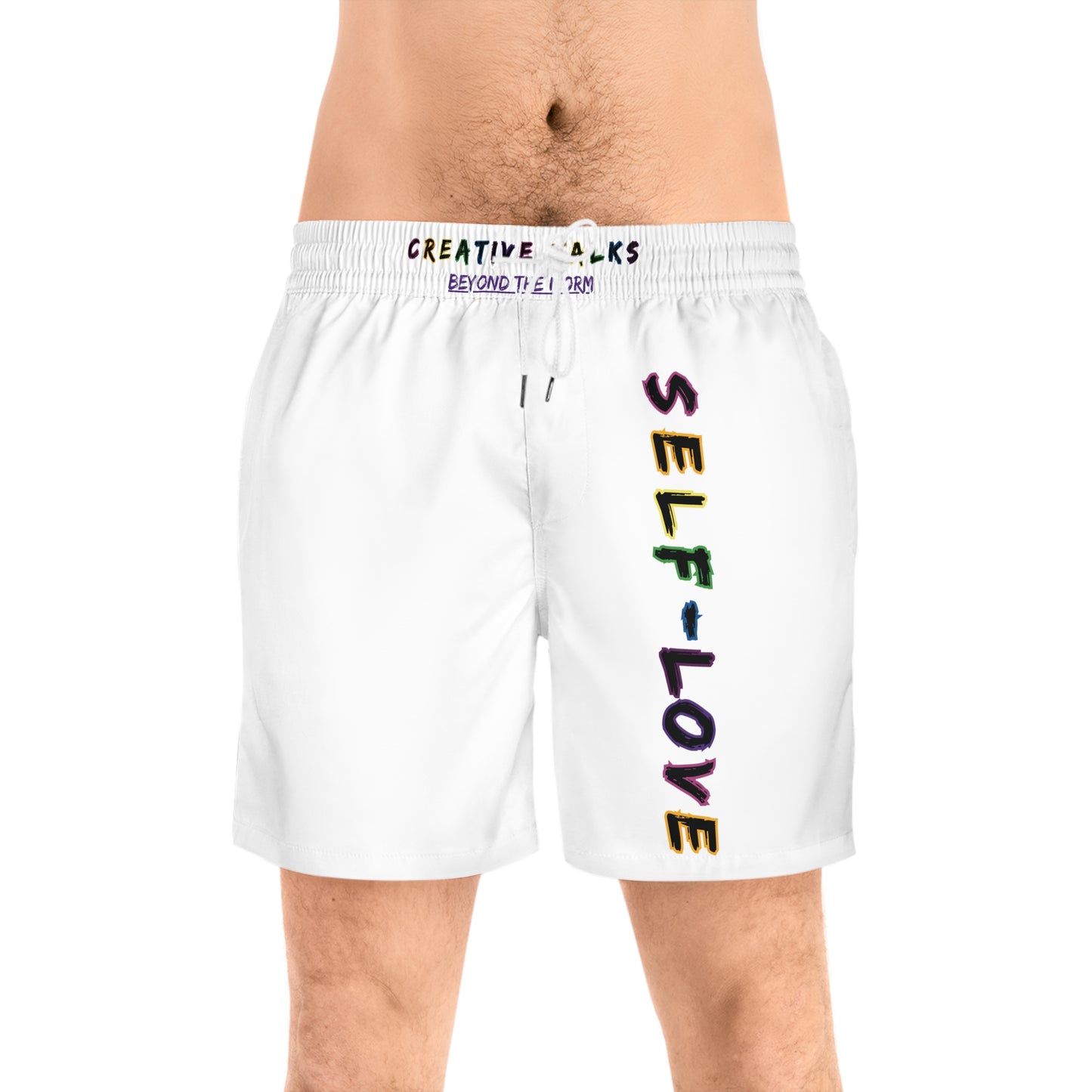 CreativeTalksBTN "SELF-LOVE" Men's Swim Shorts